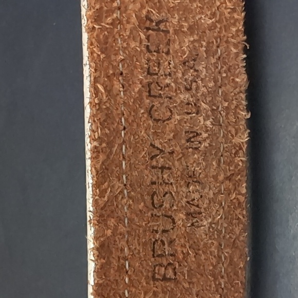 Brushy Creak ,Full Grain Cowhide Leather Women's Belt with Aztec Pattern,Size 34 - Picture 10 of 13